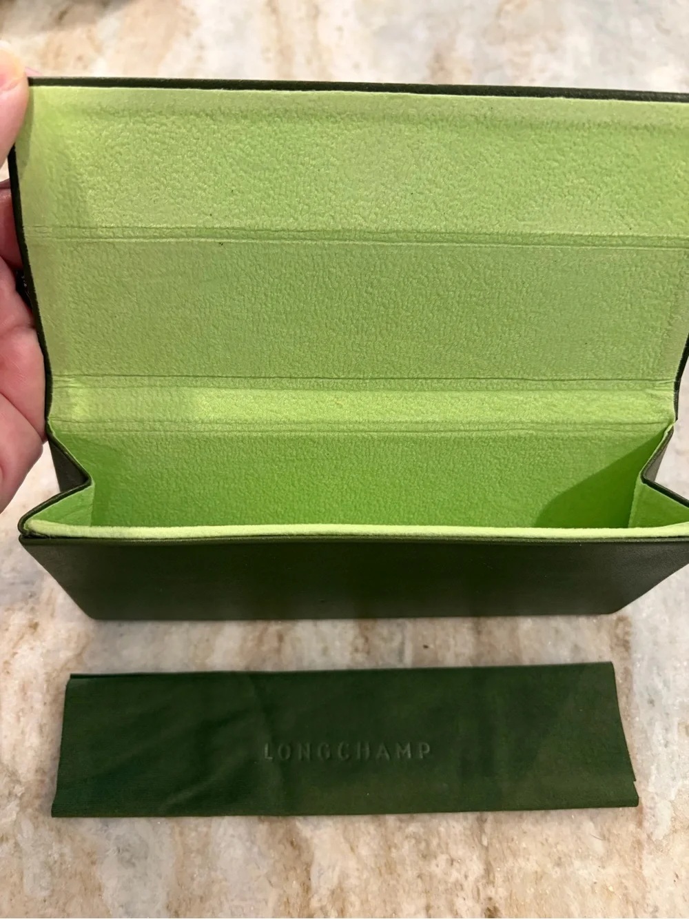 Longchamp Women's Translucent Gray Glasses Frame, model LO 2616, case and cloth